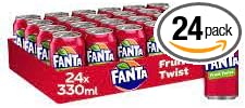 Fanta Fruit Twist 330ml (Pack of 24)