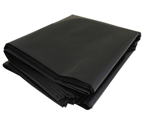 drinkstuff Compactor Sack Bin Liners, Black, 20" x 34" x 47", Pack of 100